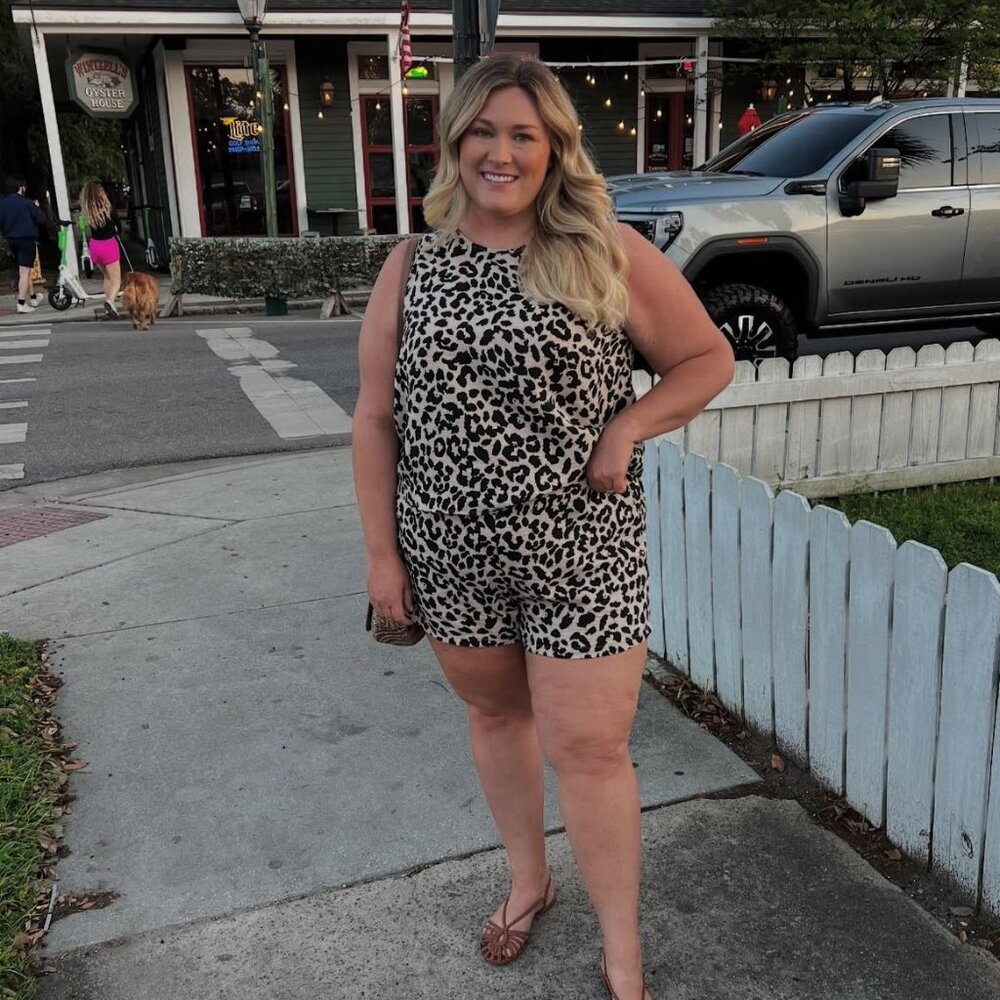 Leopard matching set